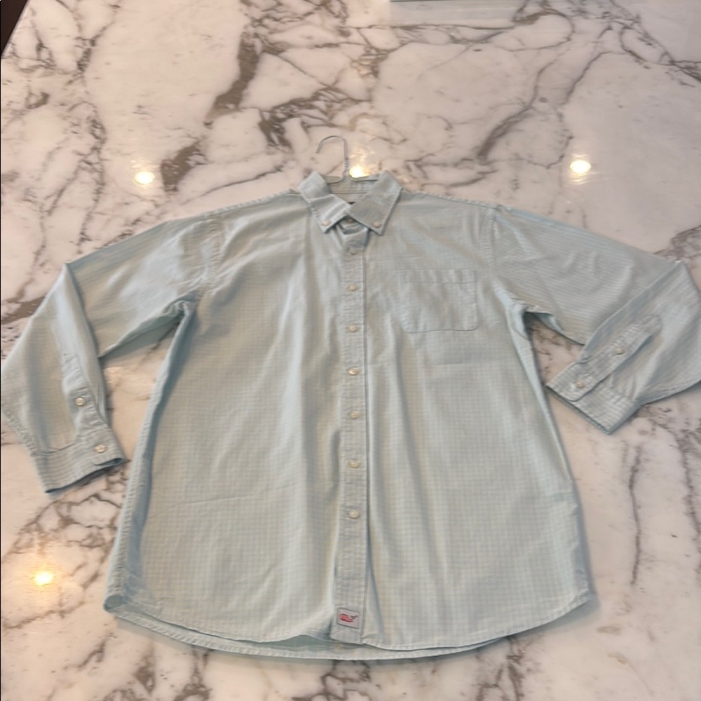 Vineyard Vines Light Blue Casual Button Down Shirt